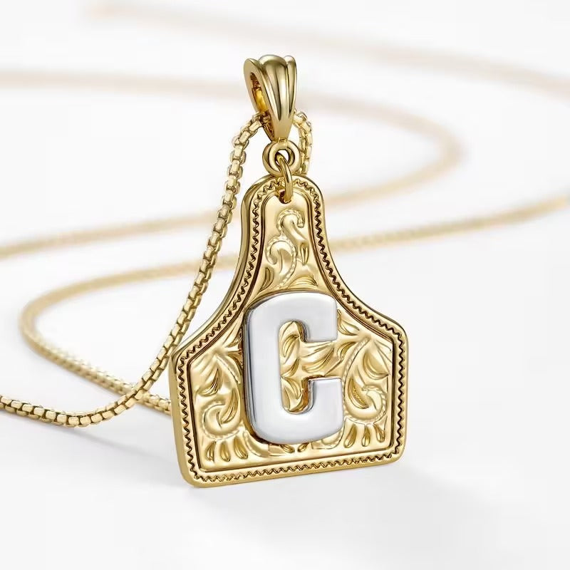 Western Initial Necklace — A Gift With Country Charm 🤠