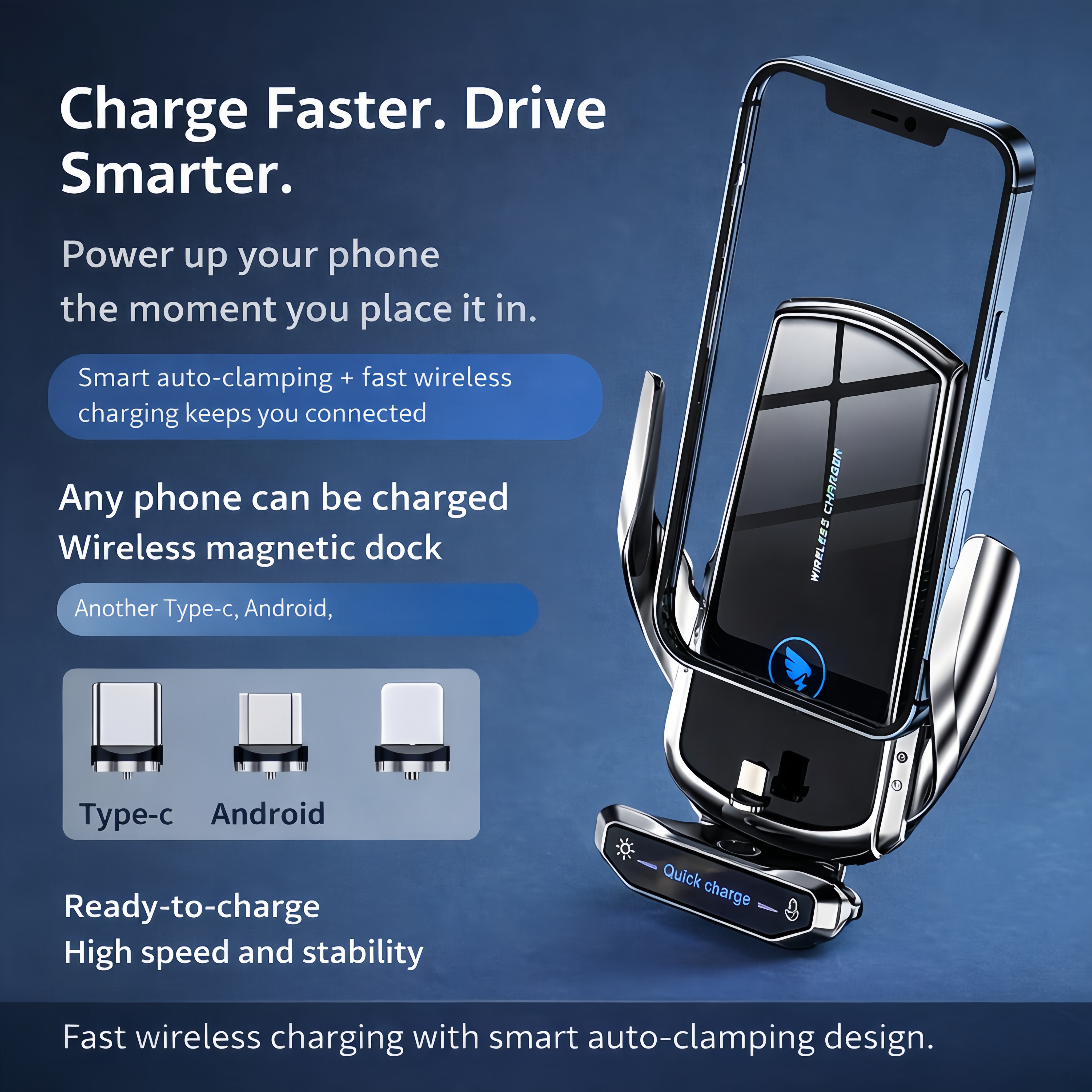 SnapMag Premium Wireless Car Charger
