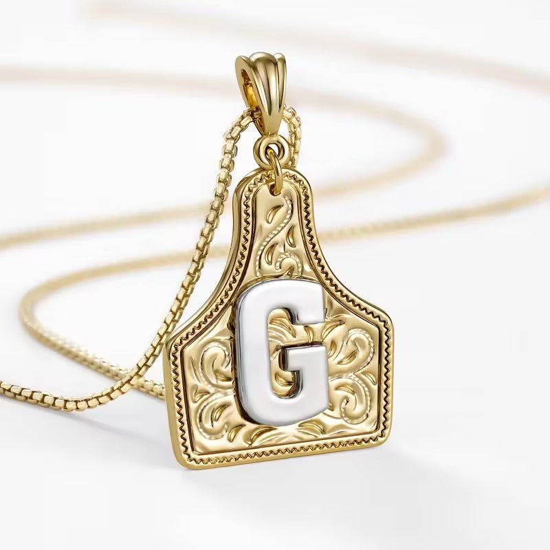 Western Initial Necklace — A Gift With Country Charm 🤠