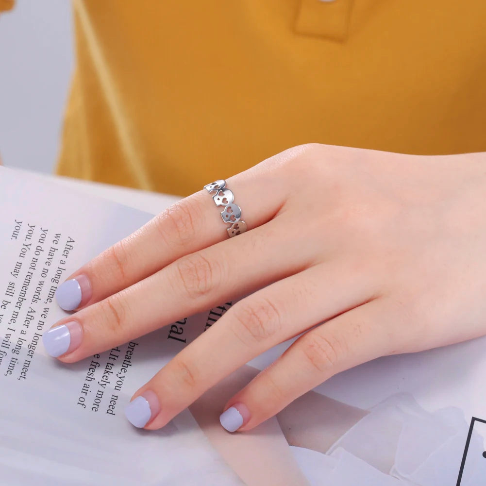 Hollow Vice Steel Ring