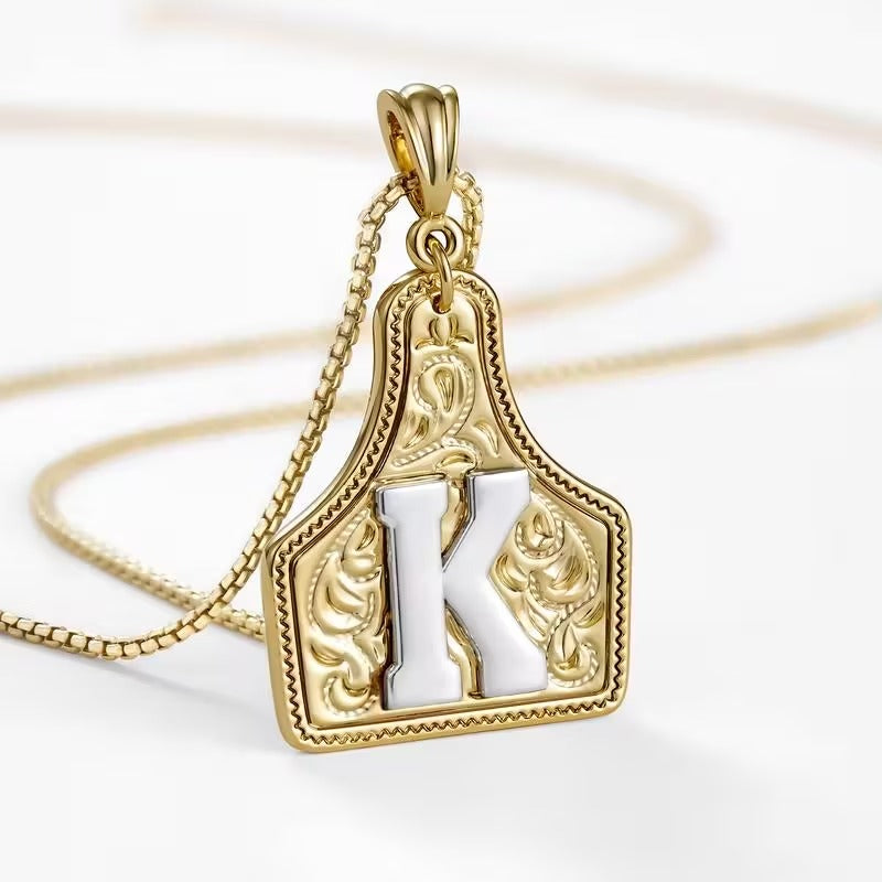 Western Initial Necklace — A Gift With Country Charm 🤠