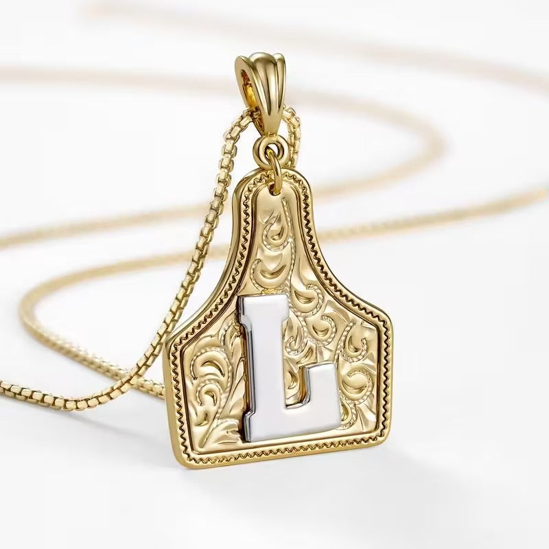 Western Initial Necklace — A Gift With Country Charm 🤠