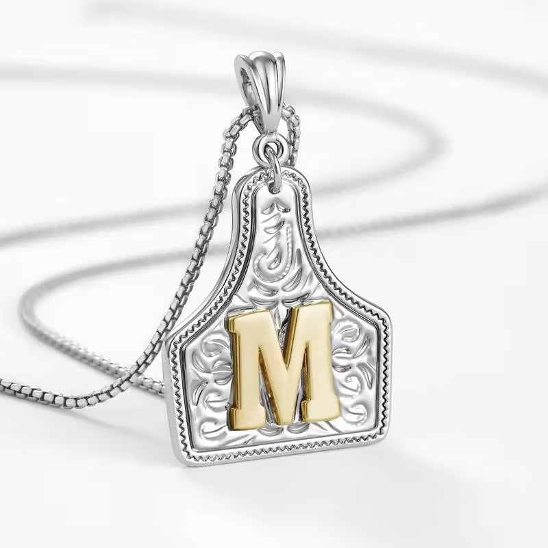 Western Initial Necklace — A Gift With Country Charm 🤠