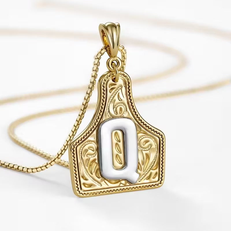 Western Initial Necklace — A Gift With Country Charm 🤠
