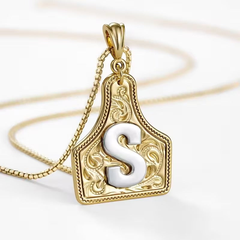 Western Initial Necklace — A Gift With Country Charm 🤠