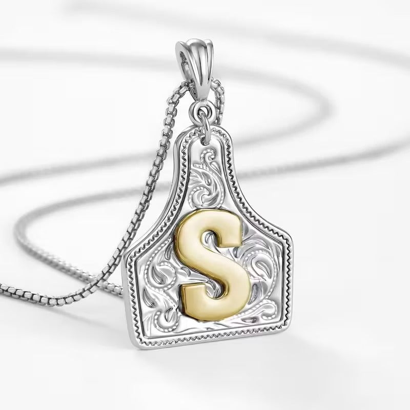 Western Initial Necklace — A Gift With Country Charm 🤠