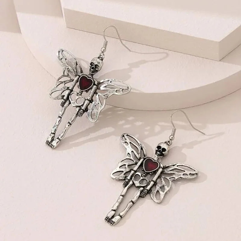 Astor Skeleton Dangle Earrings