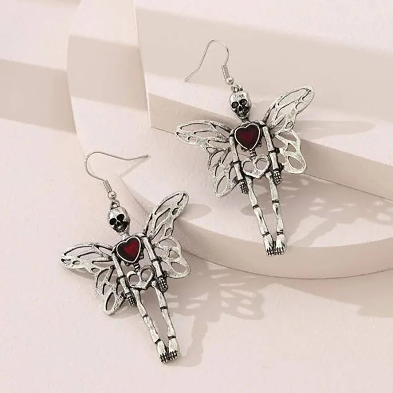 Astor Skeleton Dangle Earrings