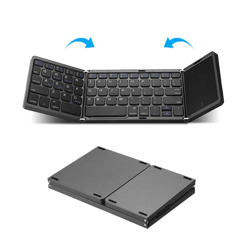 Folding Bluetooth Keyboard with Touchpad