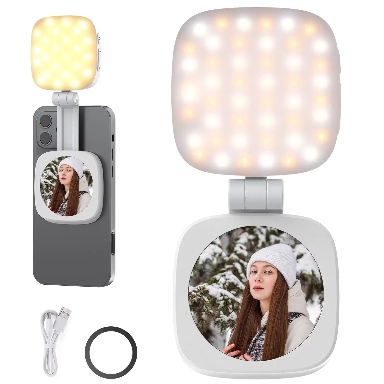 Magnetic Selfie Light Compatible with iPhone