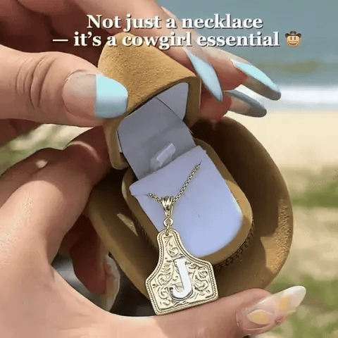 Western Initial Necklace — A Gift With Country Charm 🤠