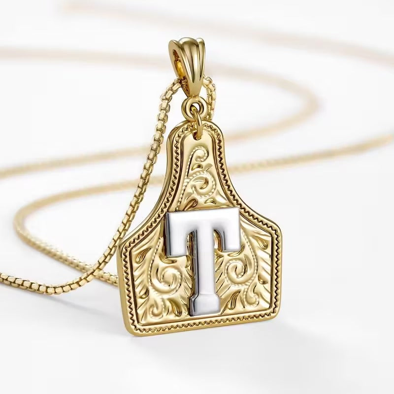 Western Initial Necklace — A Gift With Country Charm 🤠