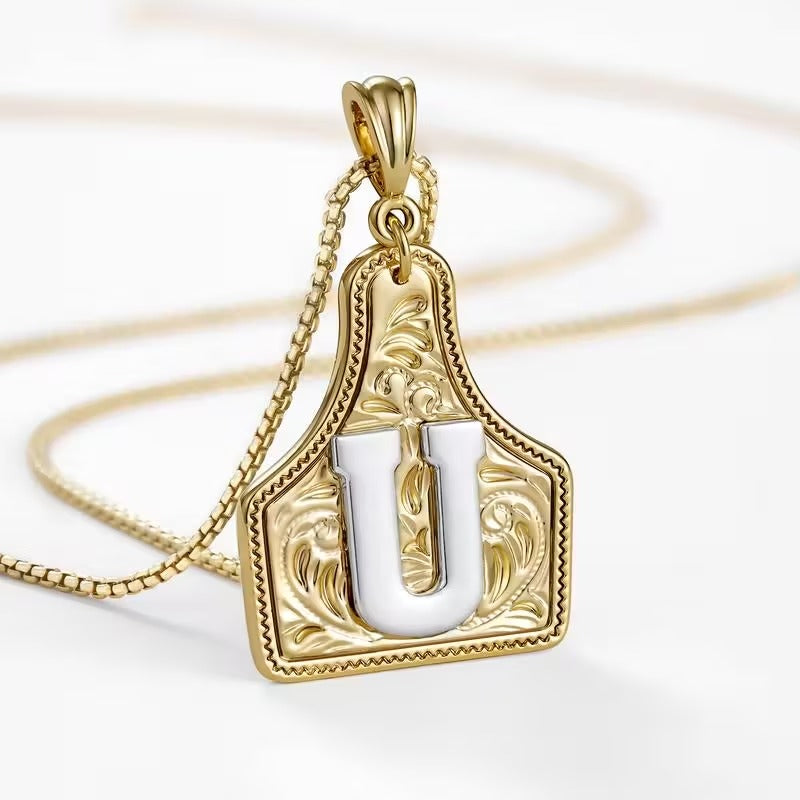 Western Initial Necklace — A Gift With Country Charm 🤠