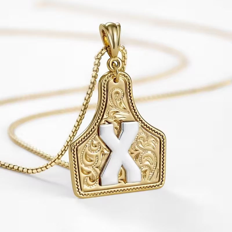 Western Initial Necklace — A Gift With Country Charm 🤠