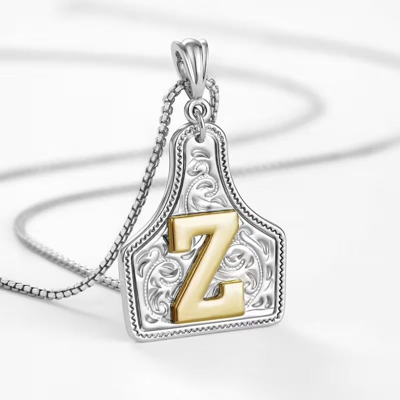 Western Initial Necklace — A Gift With Country Charm 🤠