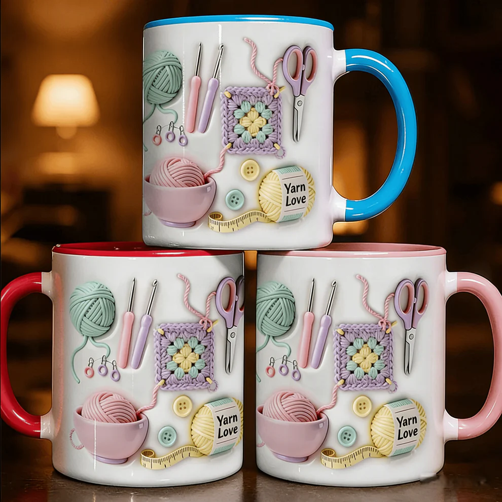 Yarn Love Mug - Gift For Crafters And Creative Souls 