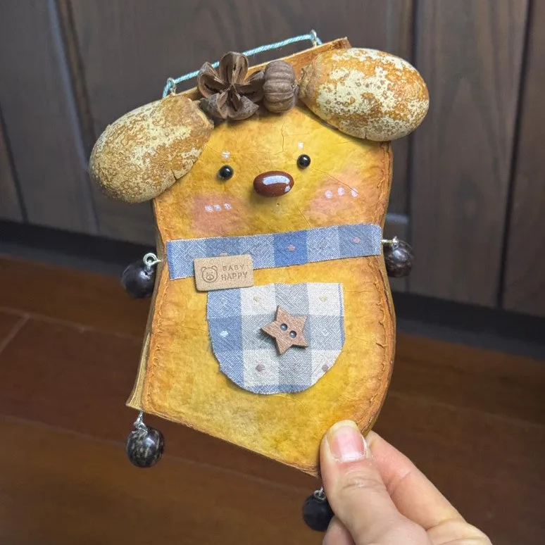 Handmade Entada Double Bean Pod Ornament