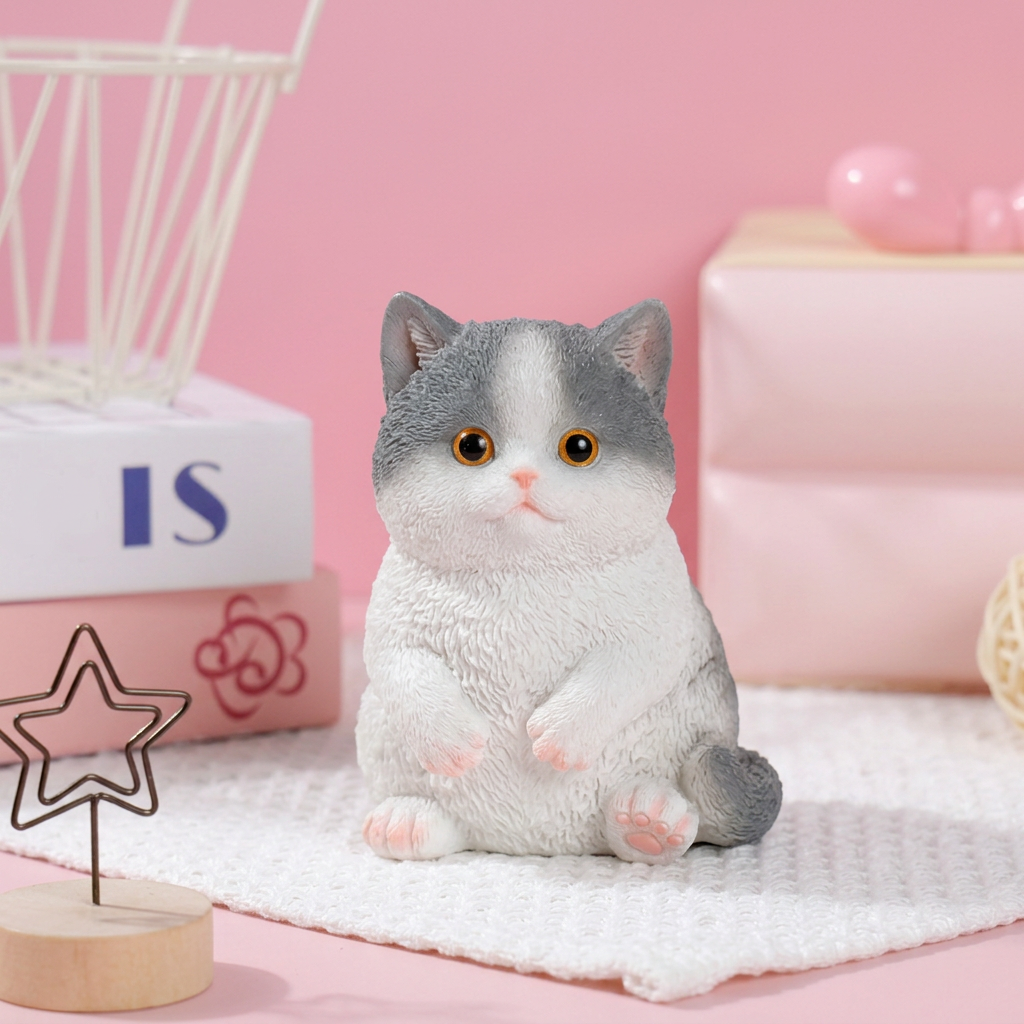 🔥50%OFF🔥🎨🐾Soft and Cuddly Cat – Stress-Relief Squeezable Toy