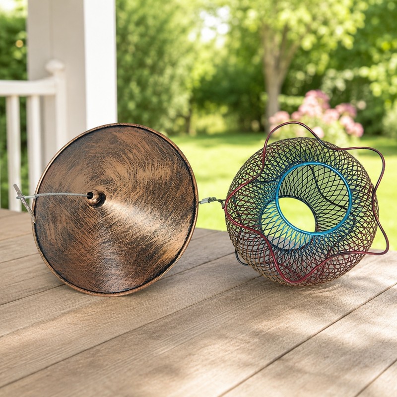 RainGuard Dual-Port Hanging Bird Feeder