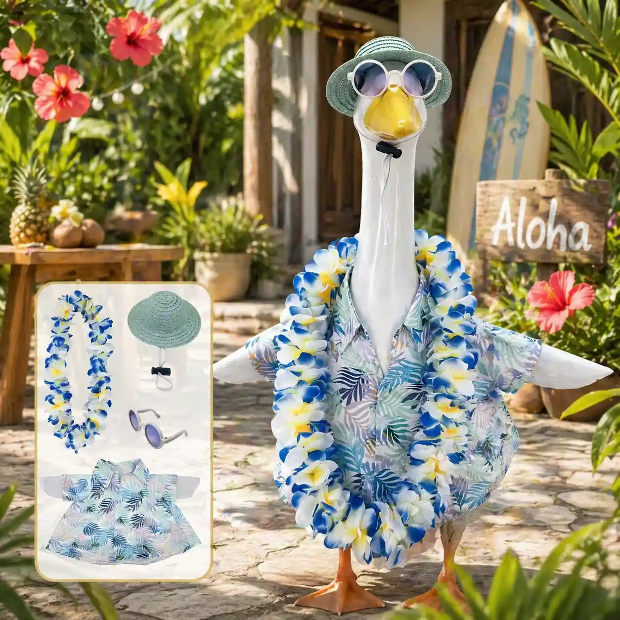 Tropical Porch Goose Outfit Collection