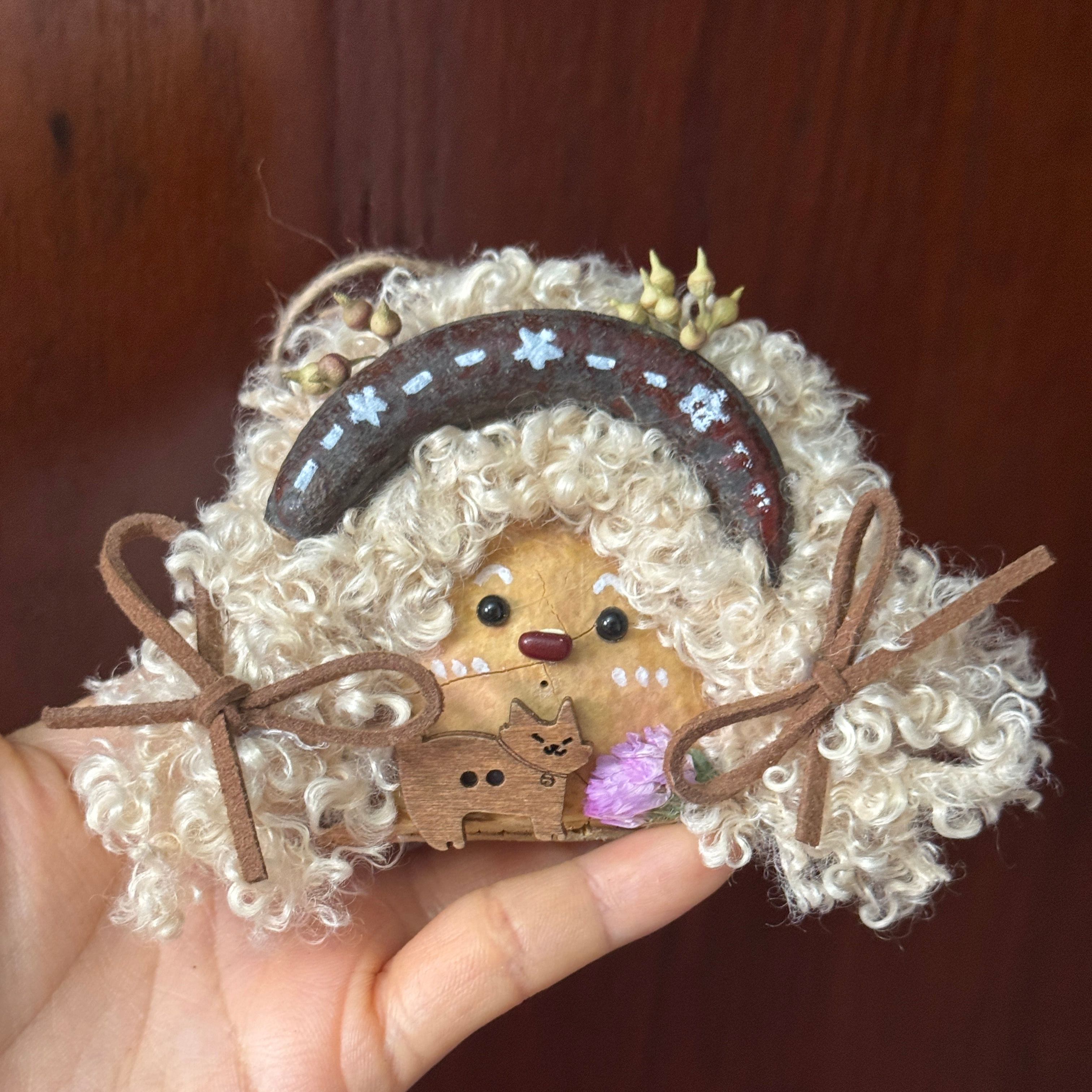 Handmade Entada Bean Pod Ornament