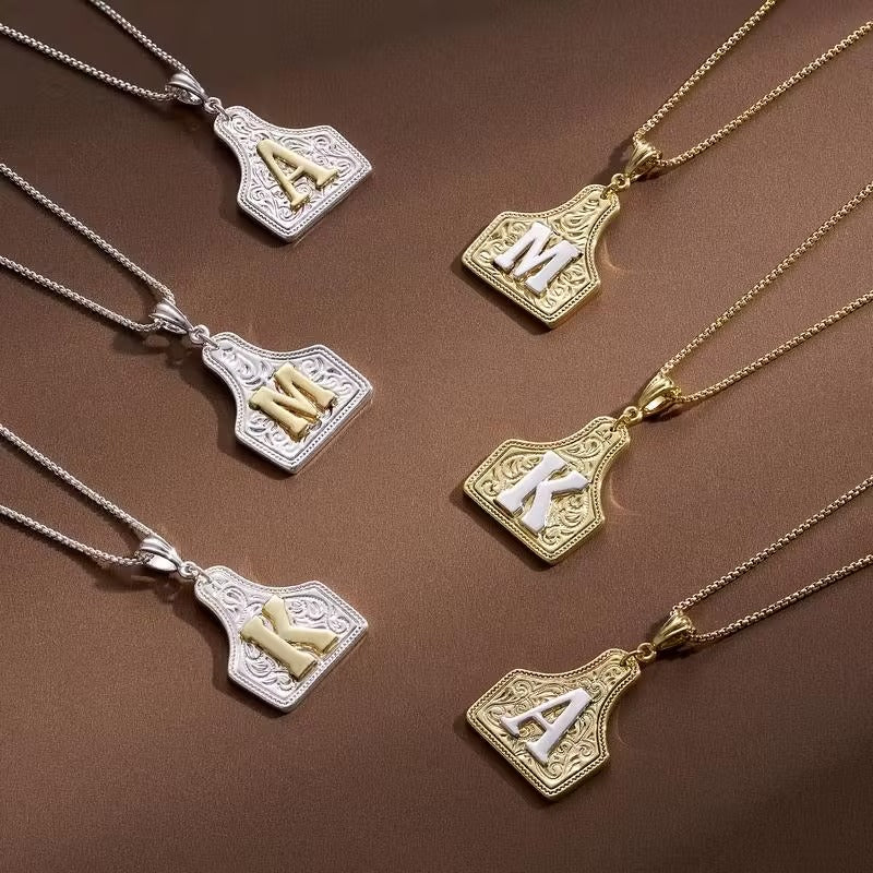 Western Initial Necklace — A Gift With Country Charm 🤠