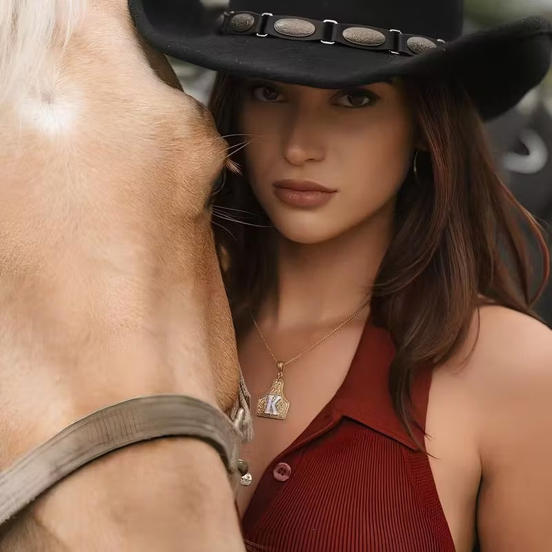 Western Initial Necklace — A Gift With Country Charm 🤠