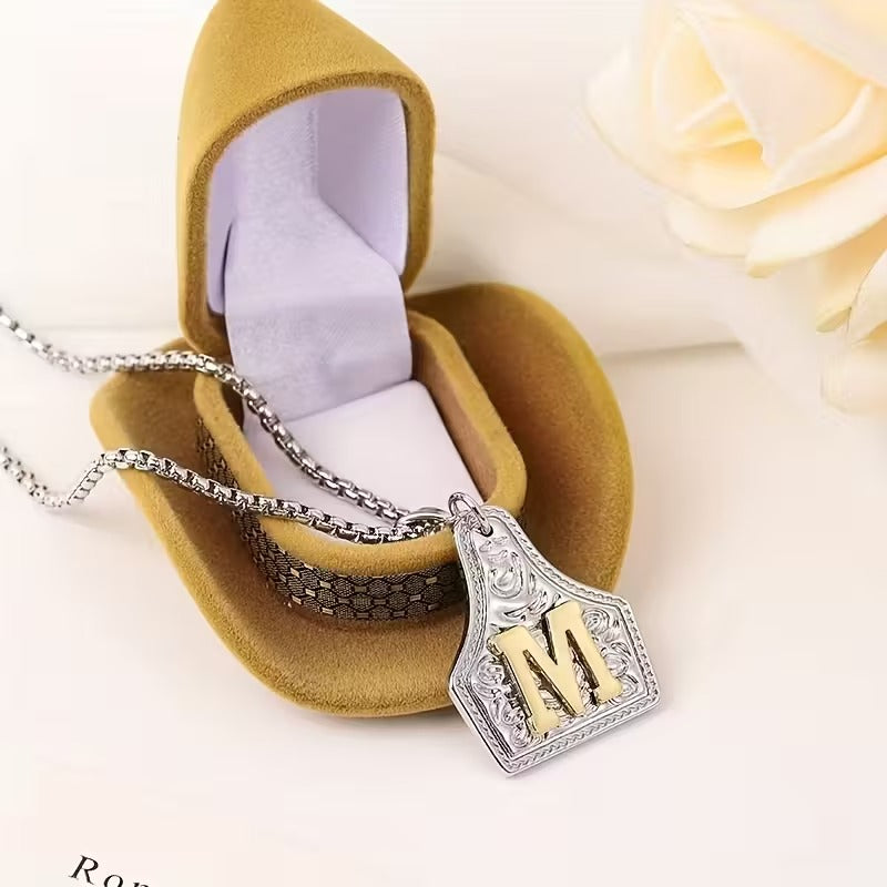 Western Initial Necklace — A Gift With Country Charm 🤠