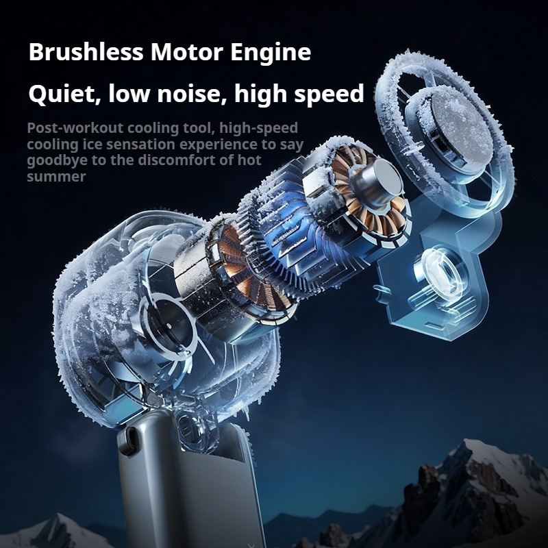 3-Second Cooling Spray Fan – Foldable & Portable