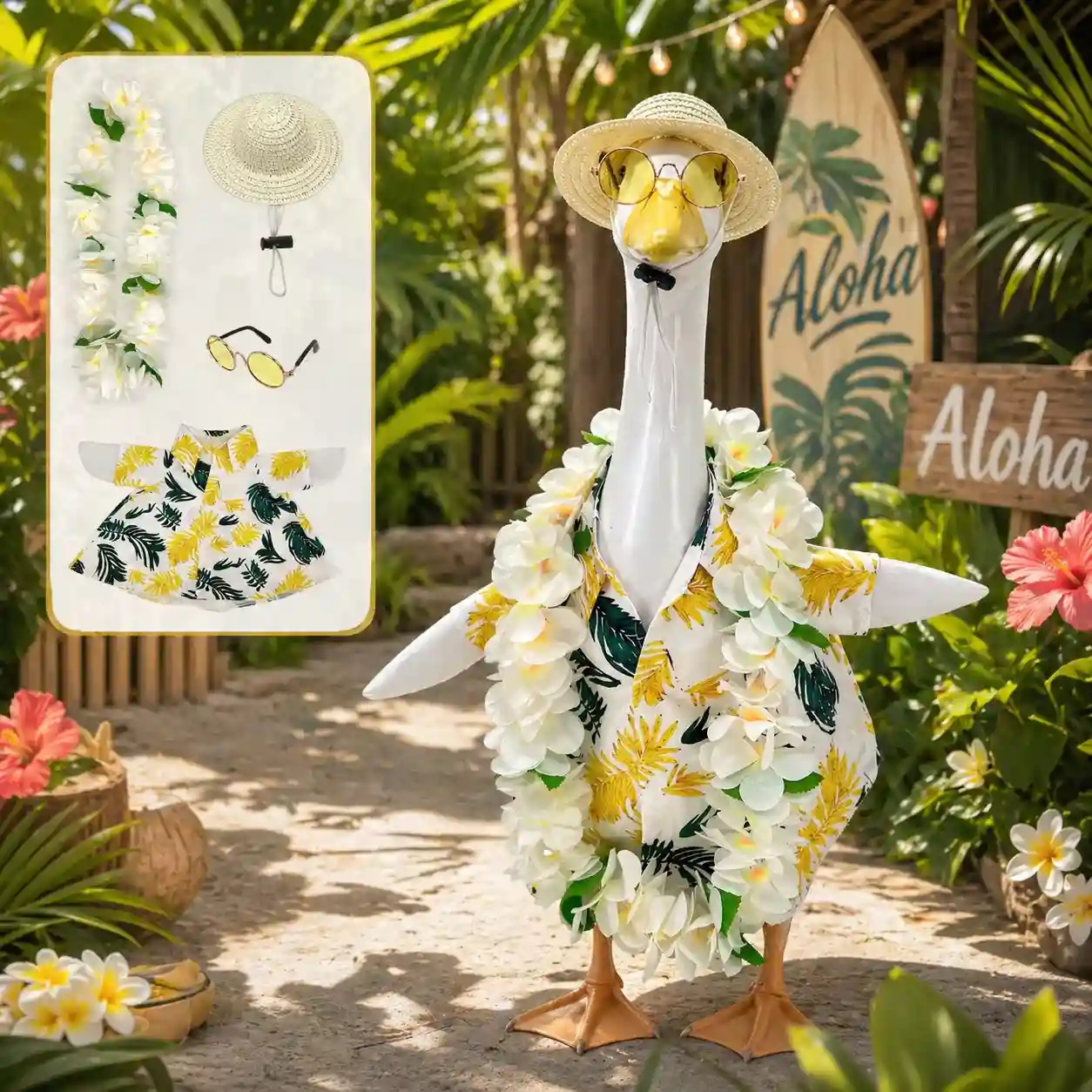 Tropical Porch Goose Outfit Collection