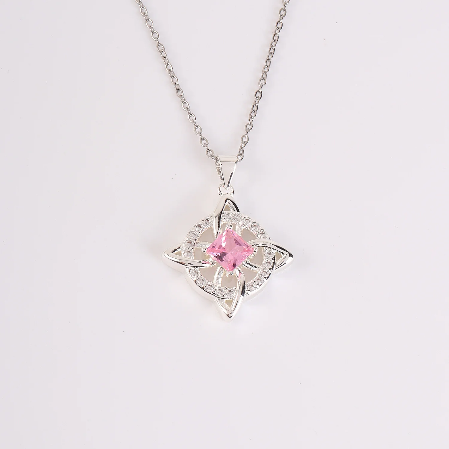 Four-leaf clover necklace