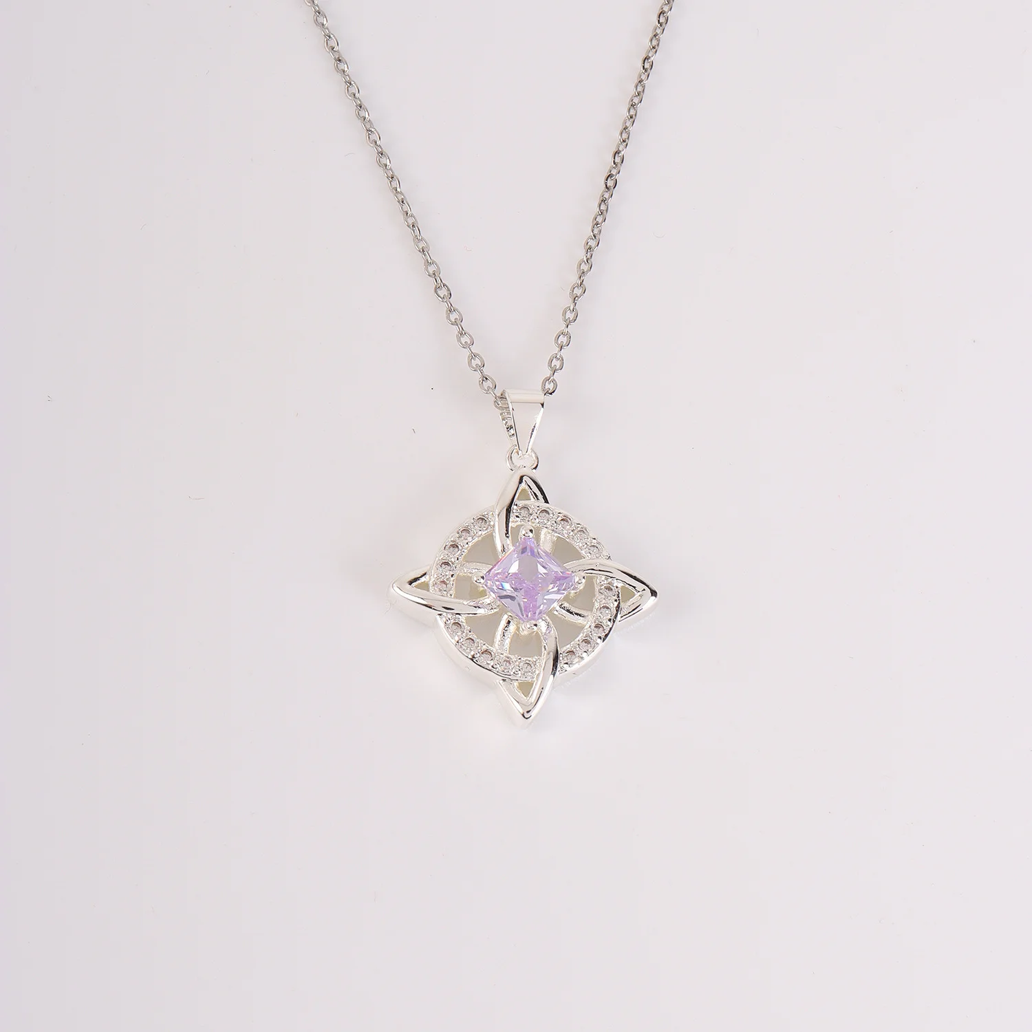 Four-leaf clover necklace