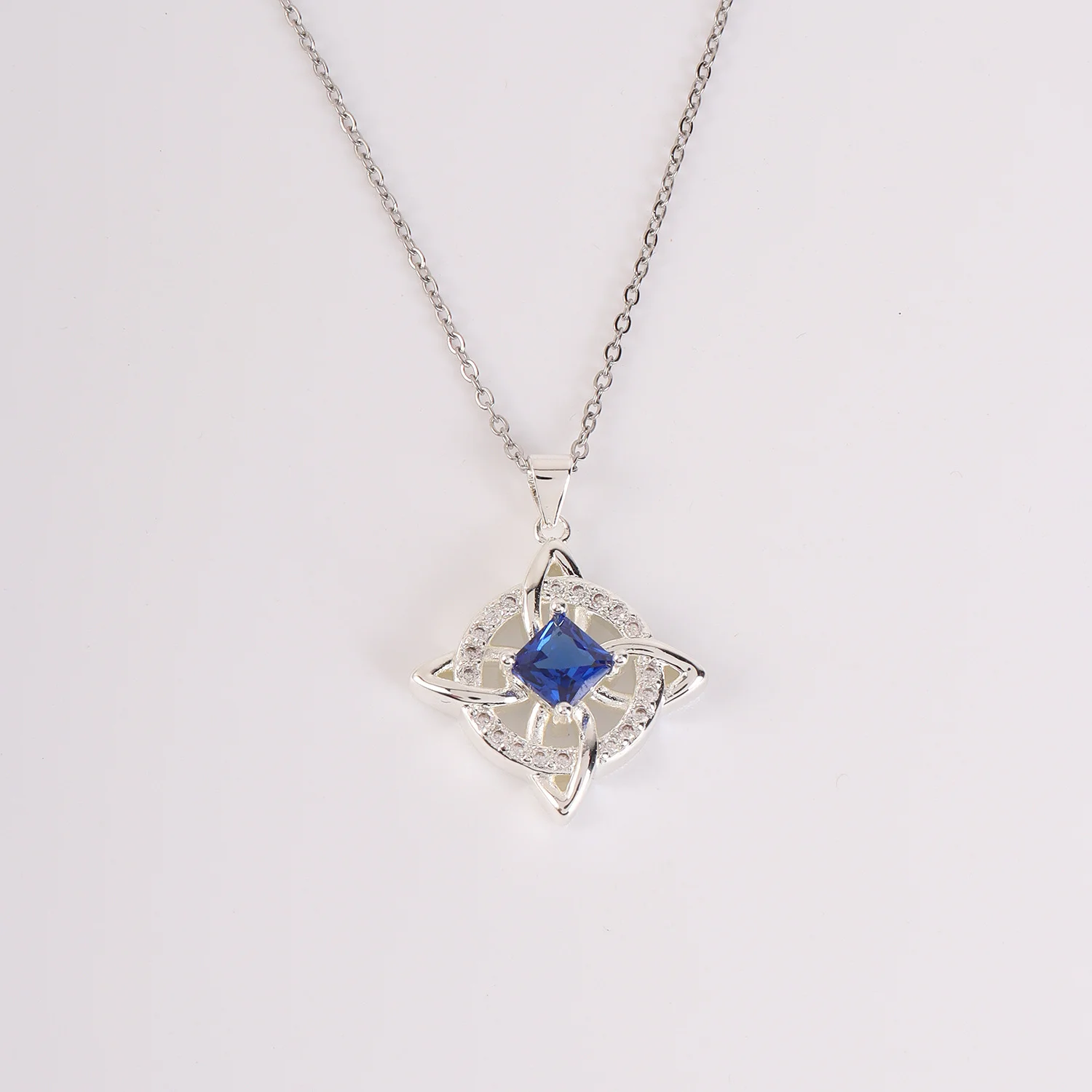 Four-leaf clover necklace