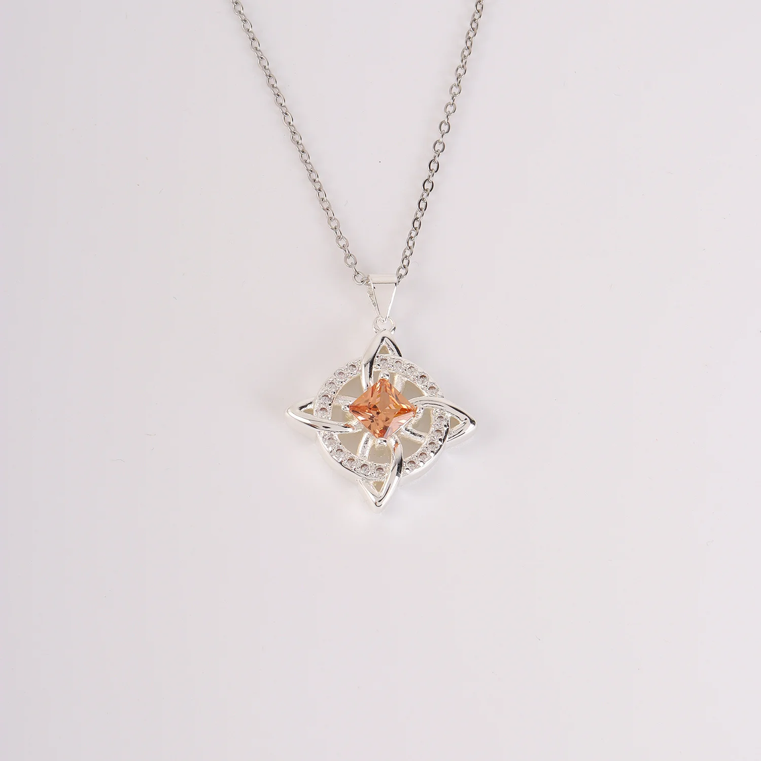 Four-leaf clover necklace