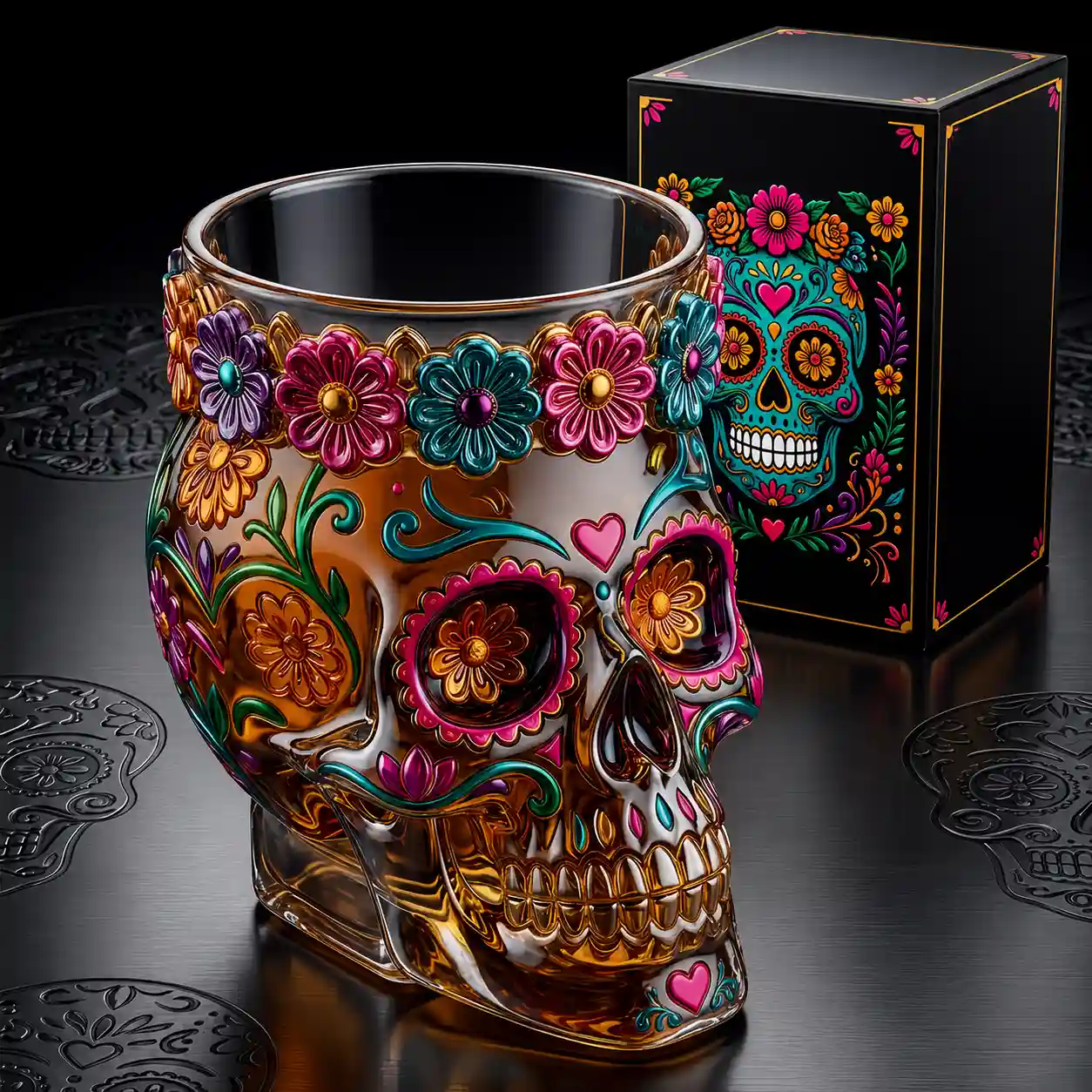Statement Glass Bar Decor Collection