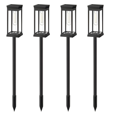 Solar-powered tungsten filament path light