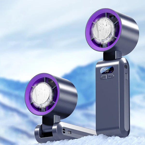 🧊Handheld Portable Fan with Ice Cooler