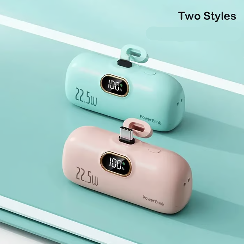 5000mAh Mini Power Bank – Portable, Universal Compatibility 🔋🔌【Limited Offer】