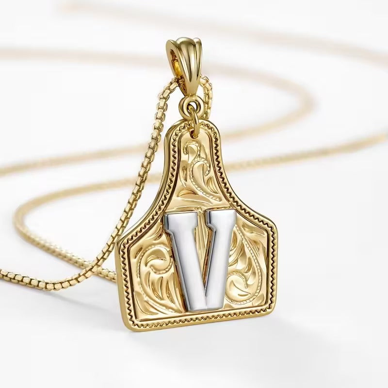 Western Initial Necklace — A Gift With Country Charm 🤠