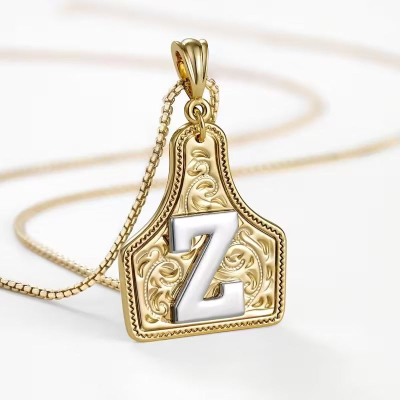 Western Initial Necklace — A Gift With Country Charm 🤠