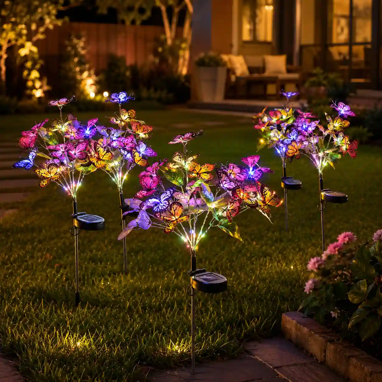 Solar Bloom Garden Stake Light
