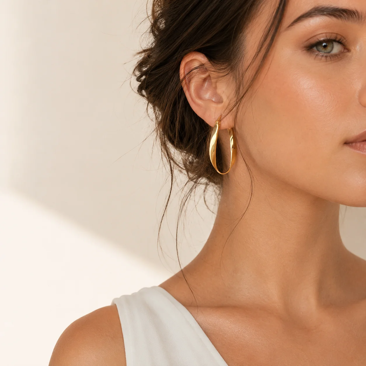 Mobius Twist Drop Earrings