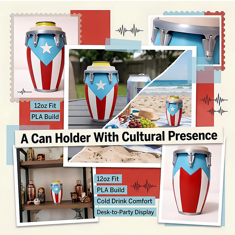 Caribbean Drum Can Holder