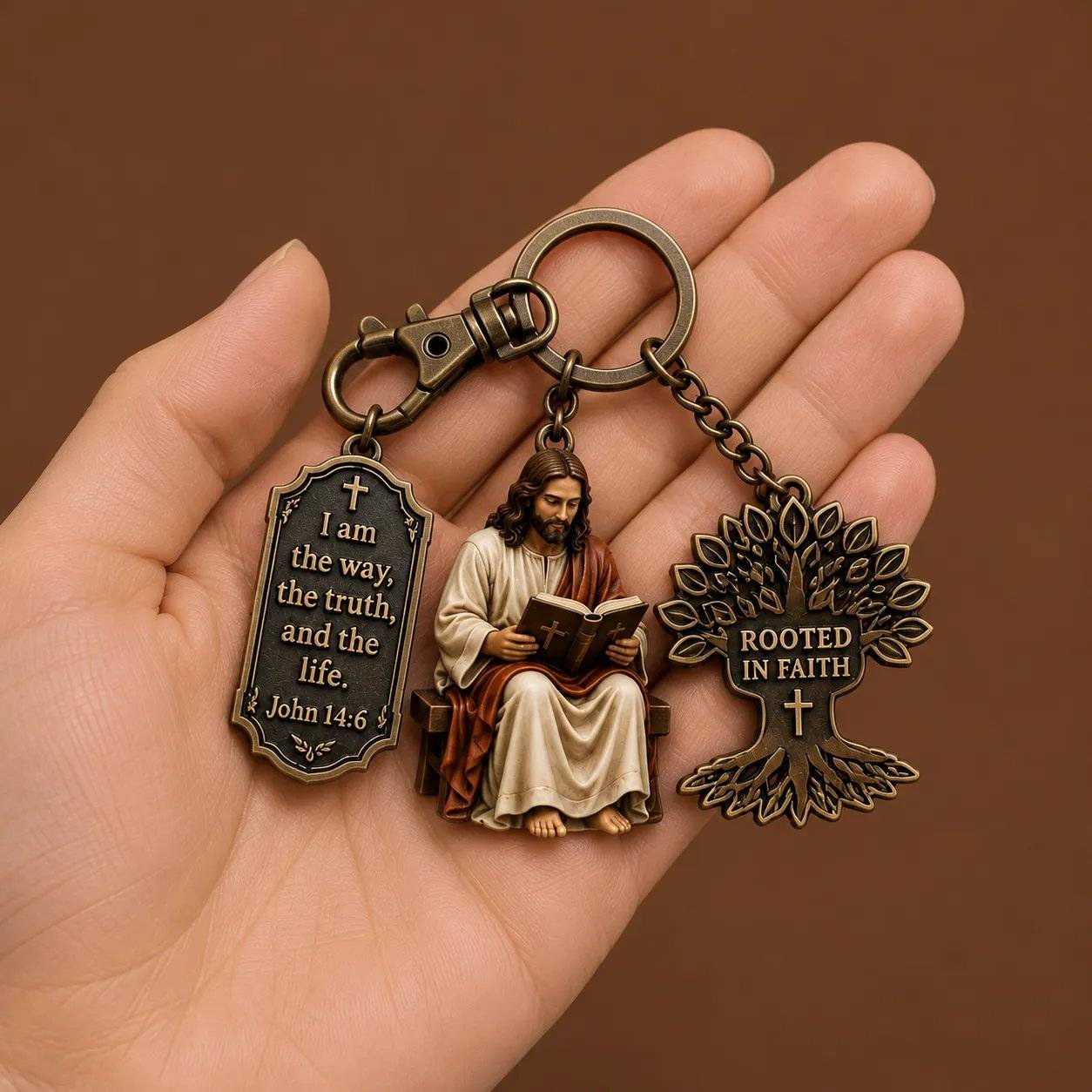 🔥50% OFF🔥 Bible Reading Keychain — Carry Faith With You 🙏