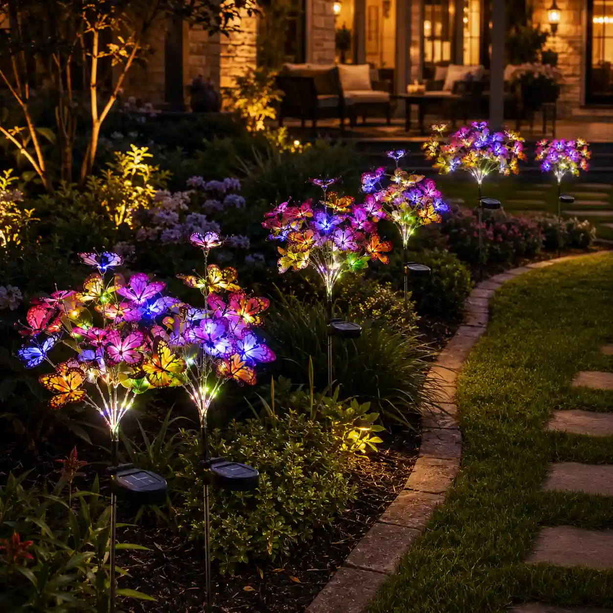 Solar Bloom Garden Stake Light