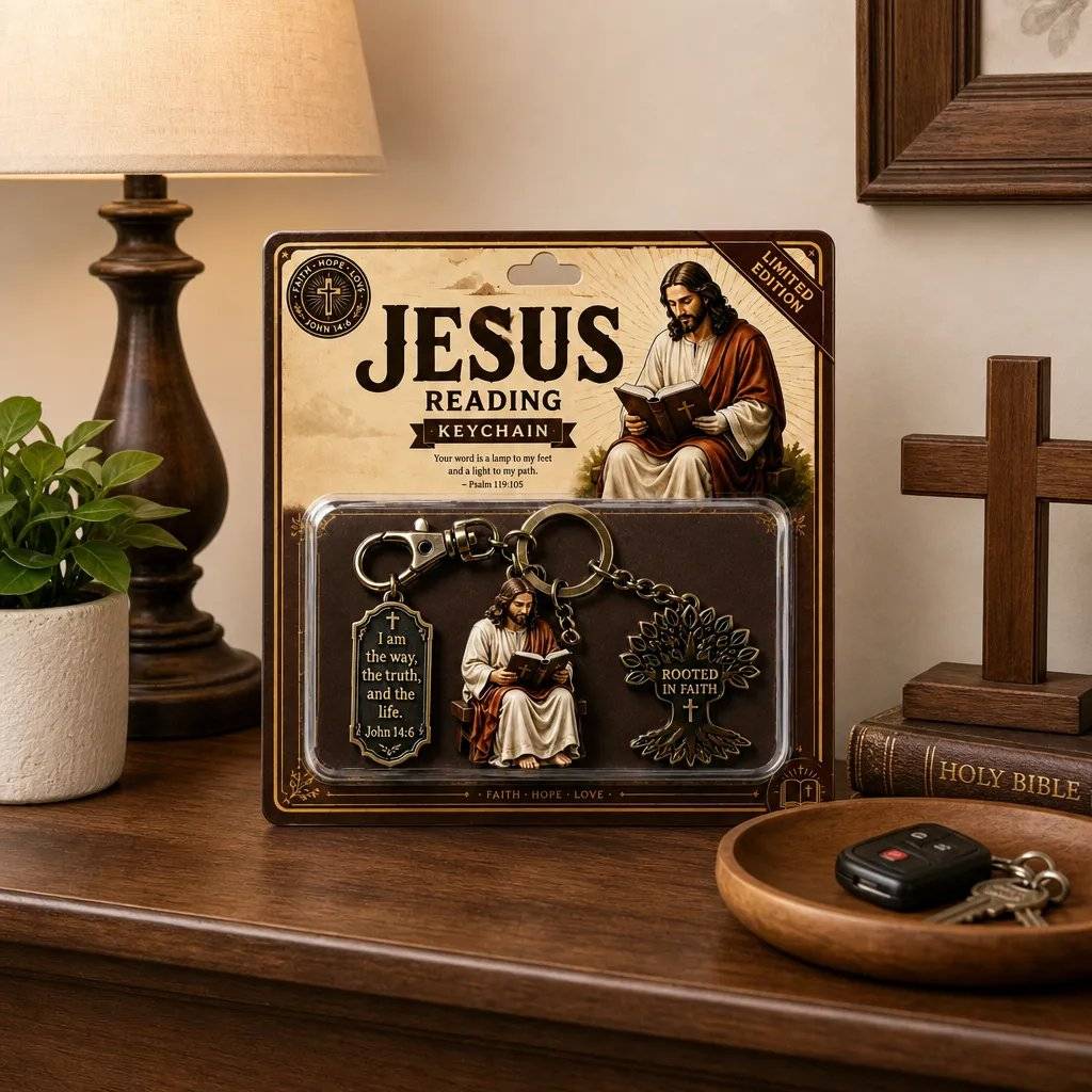🔥50% OFF🔥 Bible Reading Keychain — Carry Faith With You 🙏