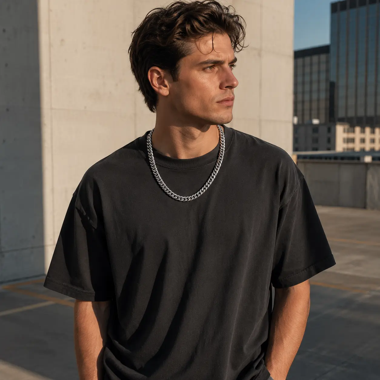 Streetline Cuban Link Necklace and Bracelet