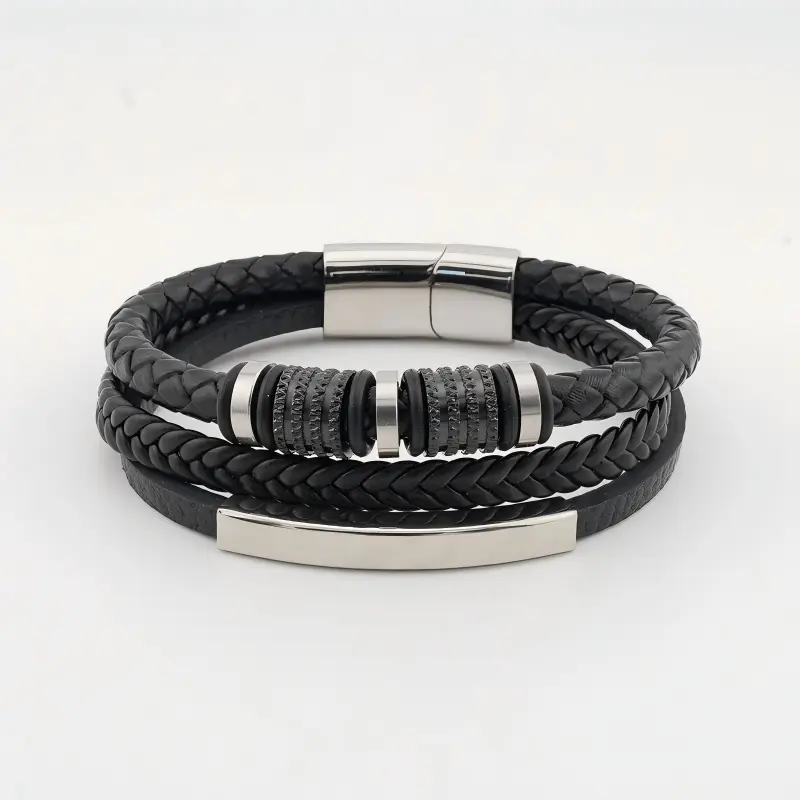 Forever Bond Leather Bracelet — A Meaningful Gift For Son