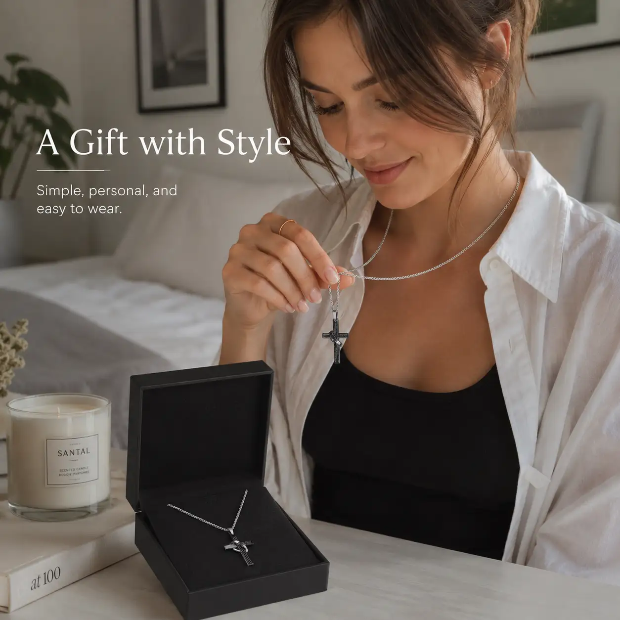 🔥50% OFF🔥 Mystic Faith Ring Cross Necklace — A Symbol of Love & Protection
