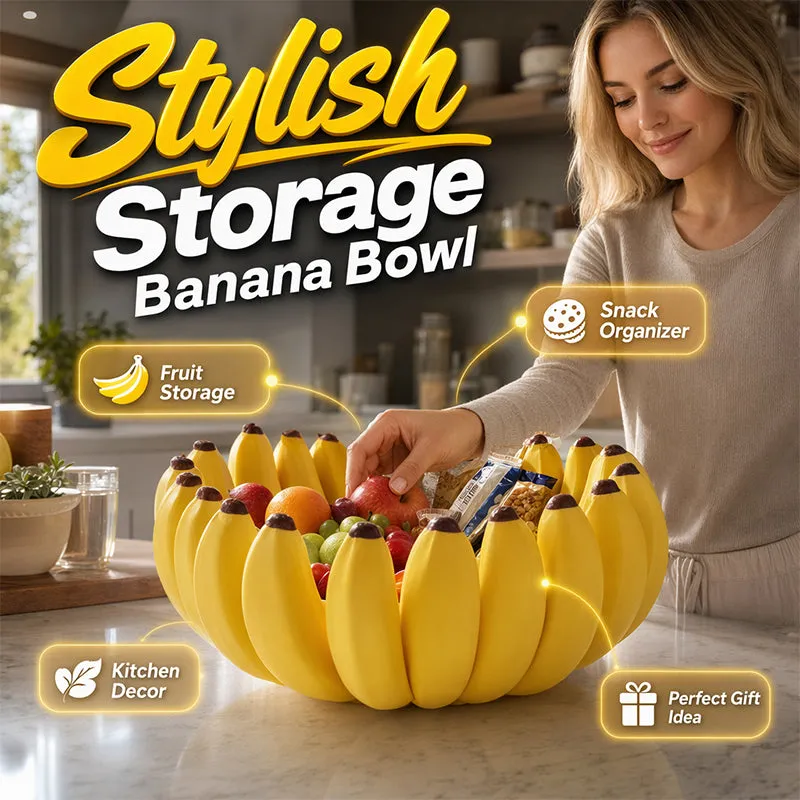 Sculptural Banana Decorative Tray
